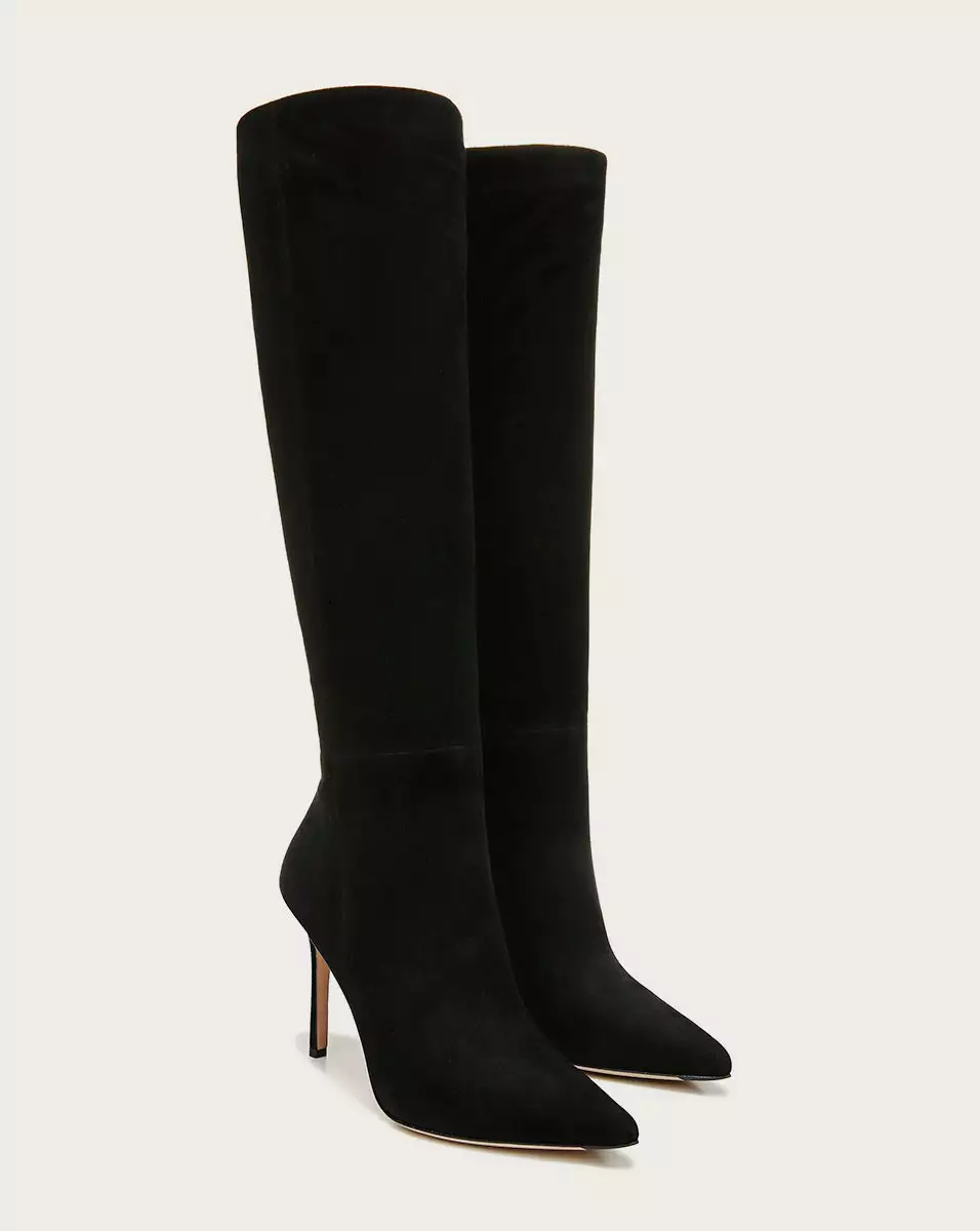 Veronica Beard Lisa Suede Tall Boot | Wide Calf 2 Veronica Beard Lisa Suede Tall Boot | Wide Calf - Image 2