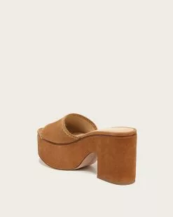 Veronica Beard Dessie Platform Sandal -Veronica Beard Sales 2023 I4603L1 DESSIE LATTE PRODUCT 04