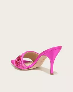Veronica Beard Braxton Beaded Sandal -Veronica Beard Sales 2023 I4609F1 BRAXTON FUCHSIA PRODUCT 04