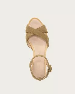 Veronica Beard Lamont Platform Sandal -Veronica Beard Sales 2023 I5746L1 KHAKI PRODUCT 03