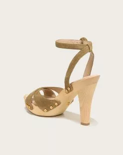 Veronica Beard Lamont Platform Sandal -Veronica Beard Sales 2023 I5746L1 KHAKI PRODUCT 04