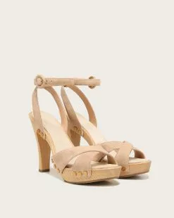Veronica Beard Lamont Platform Sandal -Veronica Beard Sales 2023 I5746L1 SAND PRODUCT 02