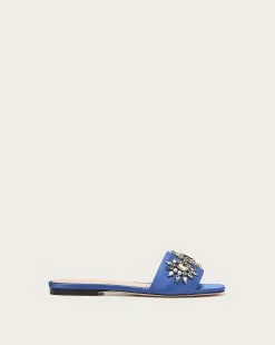 Veronica Beard Maggie Embellished Flat Sandal 12 Veronica Beard Maggie Embellished Flat Sandal -Veronica Beard Sales 2023 I5758F1 NAVY PRODUCT 01