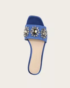 Veronica Beard Maggie Embellished Flat Sandal 14 Veronica Beard Maggie Embellished Flat Sandal -Veronica Beard Sales 2023 I5758F1 NAVY PRODUCT 03
