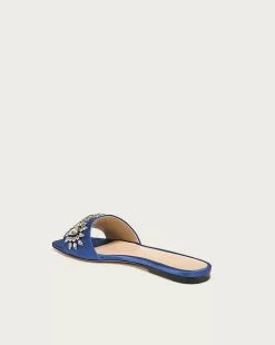 Veronica Beard Maggie Embellished Flat Sandal 15 Veronica Beard Maggie Embellished Flat Sandal -Veronica Beard Sales 2023 I5758F1 NAVY PRODUCT 04