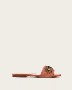 Veronica Beard Maggie Embellished Flat Sandal