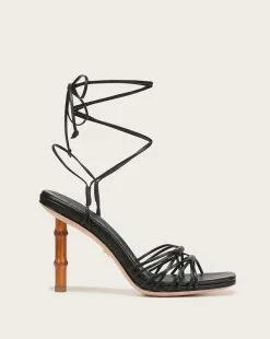 Veronica Beard Cabot Lace-Up Sandal 12 Veronica Beard Cabot Lace-Up Sandal -Veronica Beard Sales 2023 I5774L1 CABOT BLACK PRODUCT 01