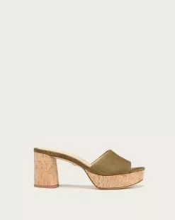 Veronica Beard Dali Block-Heel Sandal -Veronica Beard Sales 2023 I5777L4 KHAKI PRODUCT 01