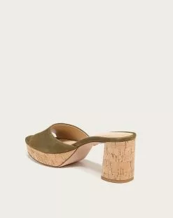 Veronica Beard Dali Block-Heel Sandal -Veronica Beard Sales 2023 I5777L4 KHAKI PRODUCT 04