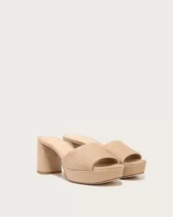 Veronica Beard Dali Block-Heel Sandal -Veronica Beard Sales 2023 I5777L4 SAND PRODUCT 02