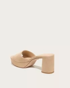 Veronica Beard Dali Block-Heel Sandal -Veronica Beard Sales 2023 I5777L4 SAND PRODUCT 04