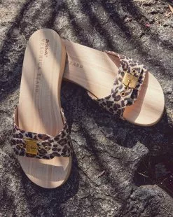 Veronica Beard Original Leopard-Printed Slide Sandal -Veronica Beard Sales 2023 I6467F1 LEOPARDNATURAL PRODUCT 06