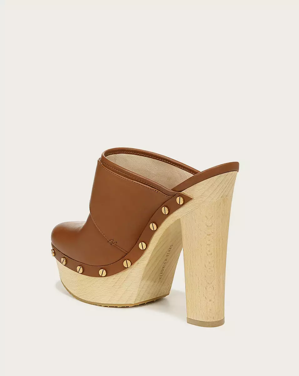 Veronica Beard Alek Leather Platform Clog 4 Veronica Beard Alek Leather Platform Clog - Image 4