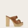 Veronica Beard Garrick Leather Platform Sandal -Veronica Beard Sales 2023 I6776L1 GARRICK HAZELWOOD PRODUCT 01