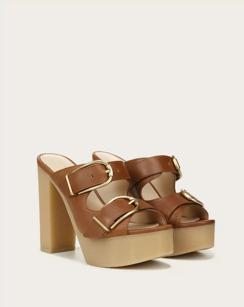Veronica Beard Garrick Leather Platform Sandal 2 Veronica Beard Garrick Leather Platform Sandal - Image 2