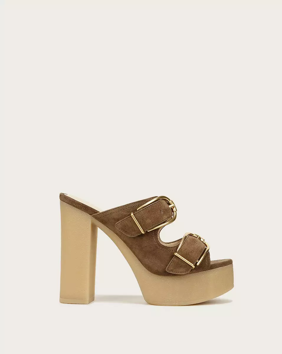 Veronica Beard Garrick Suede Platform Sandal 1 Veronica Beard Garrick Suede Platform Sandal