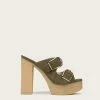 Veronica Beard Garrick Platform Sandal -Veronica Beard Sales 2023 I6776L3 GARRICK KHAKI PRODUCT 01