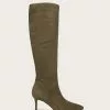 Veronica Beard Lexington Leather Boot -Veronica Beard Sales 2023 I6807L3 LEXINGTON KHAKI PRODUCT 01