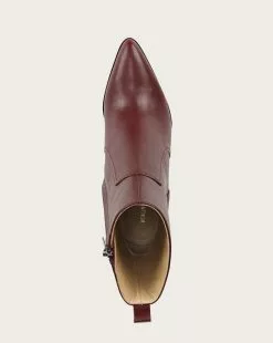 Veronica Beard Logan Leather Bootie 10 Veronica Beard Logan Leather Bootie -Veronica Beard Sales 2023 I6811L1 LOGAN MERLOT PRODUCT 03