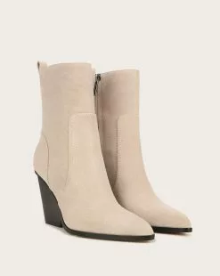 Veronica Beard Logan Suede Bootie -Veronica Beard Sales 2023 I6811L2 LOGAN CHIFFON PRODUCT 02