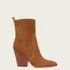 Veronica Beard Logan Suede Bootie -Veronica Beard Sales 2023 I6811L2 LOGAN HAZELWOOD PRODUCT 01
