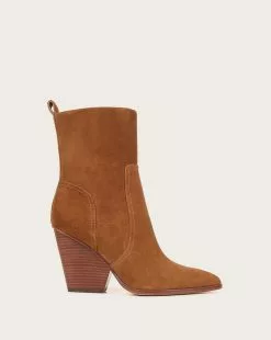 Veronica Beard Logan Suede Bootie