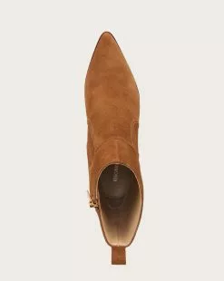 Veronica Beard Logan Suede Bootie -Veronica Beard Sales 2023 I6811L2 LOGAN HAZELWOOD PRODUCT 03