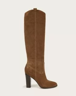Veronica Beard Vesper Suede Knee-High Boot