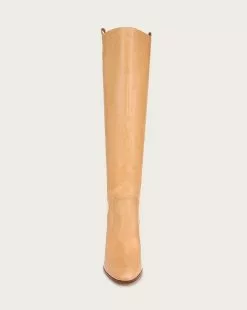 Veronica Beard Vesper Leather Knee-High Boot -Veronica Beard Sales 2023 I6827L2 VESPER NATURAL PRODUCT 03