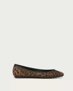 Veronica Beard Beatrix Leopard Ballet Flat