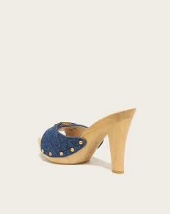 Veronica Beard Lolli Denim Platform-Heel Sandal -Veronica Beard Sales 2023 I7111M1 MOUNTAINBLUE PRODUCT 04