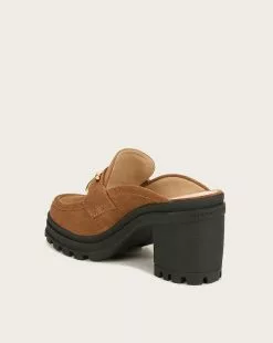 Veronica Beard Wynter Suede Loafer Mule -Veronica Beard Sales 2023 I7943L2 WYNTERCLOG HAZELWOOD PRODUCT 04