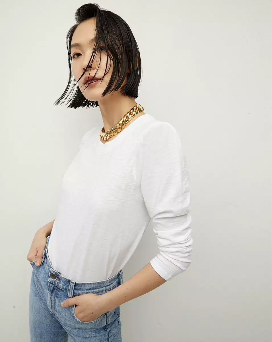 Veronica Beard Mason Baseball Tee 1 Veronica Beard Mason Baseball Tee