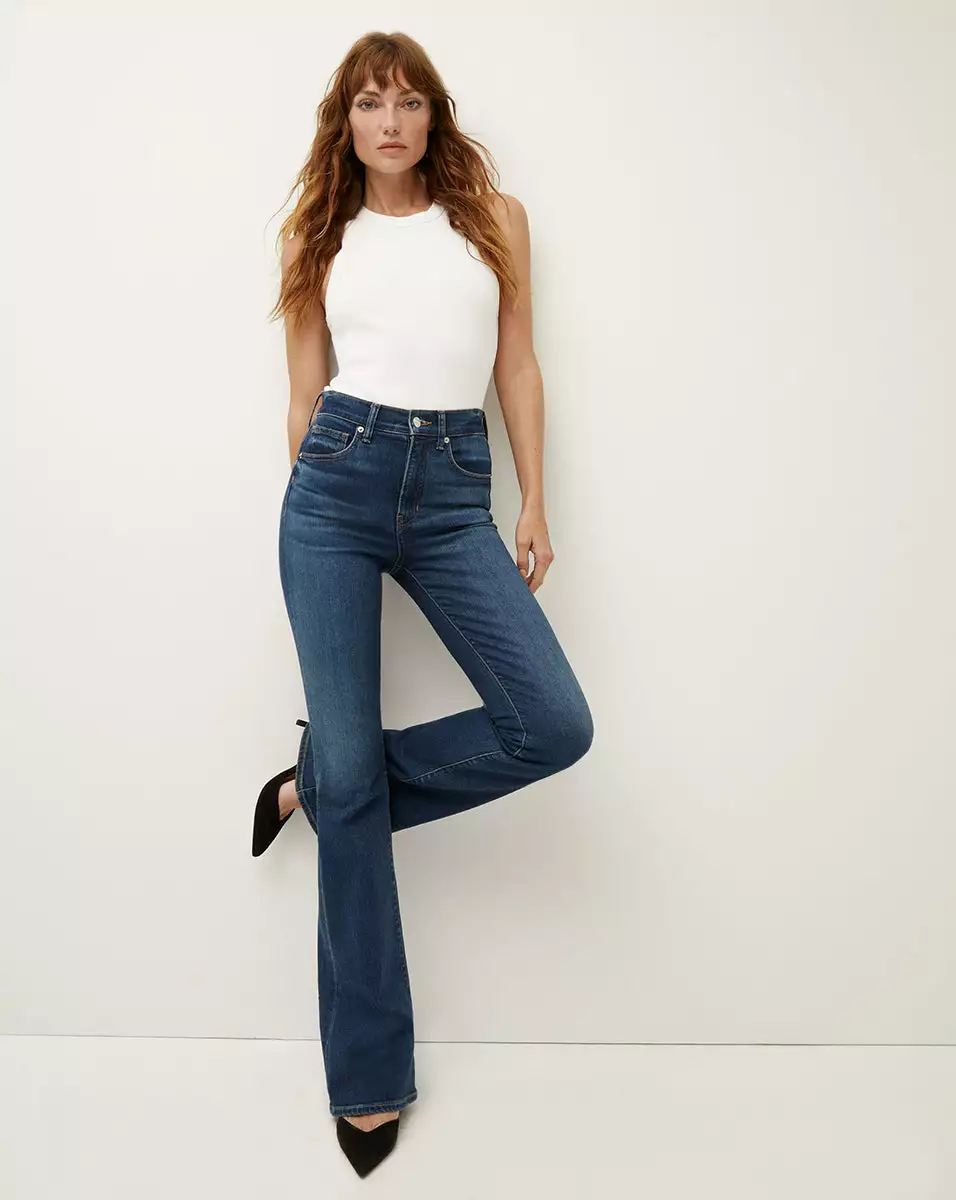 Veronica Beard Beverly Skinny-Flare Jean | Extended 1 Veronica Beard Beverly Skinny-Flare Jean | Extended