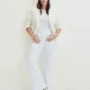 Veronica Beard Beverly Skinny-Flare Jean | Extended -Veronica Beard Sales 2023 J22024460644WHi WHT PRODUCT 01