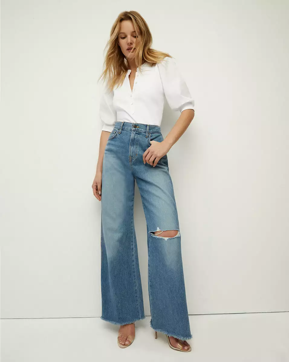 Veronica Beard Coralee Puff-Sleeve Top 7 Veronica Beard Coralee Puff-Sleeve Top - Image 7