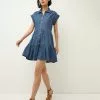 Veronica Beard Trisha Chambray Dress 8 Veronica Beard Trisha Chambray Dress -Veronica Beard Sales 2023 J23037101309CF CORNFLOWER PRODUCT 01