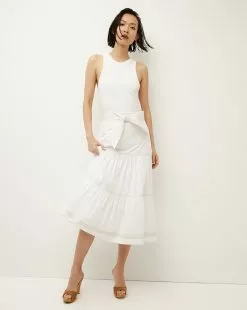 Veronica Beard Austyn Dress -Veronica Beard Sales 2023 J2303JY020S0232 WHT PRODUCT 02