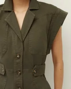 Veronica Beard Jax Shirtdress -Veronica Beard Sales 2023 J23054921174AG ARMYGREEN PRODUCT 03 fd8f9931 127c 4ead b9de 56a61daad8fd