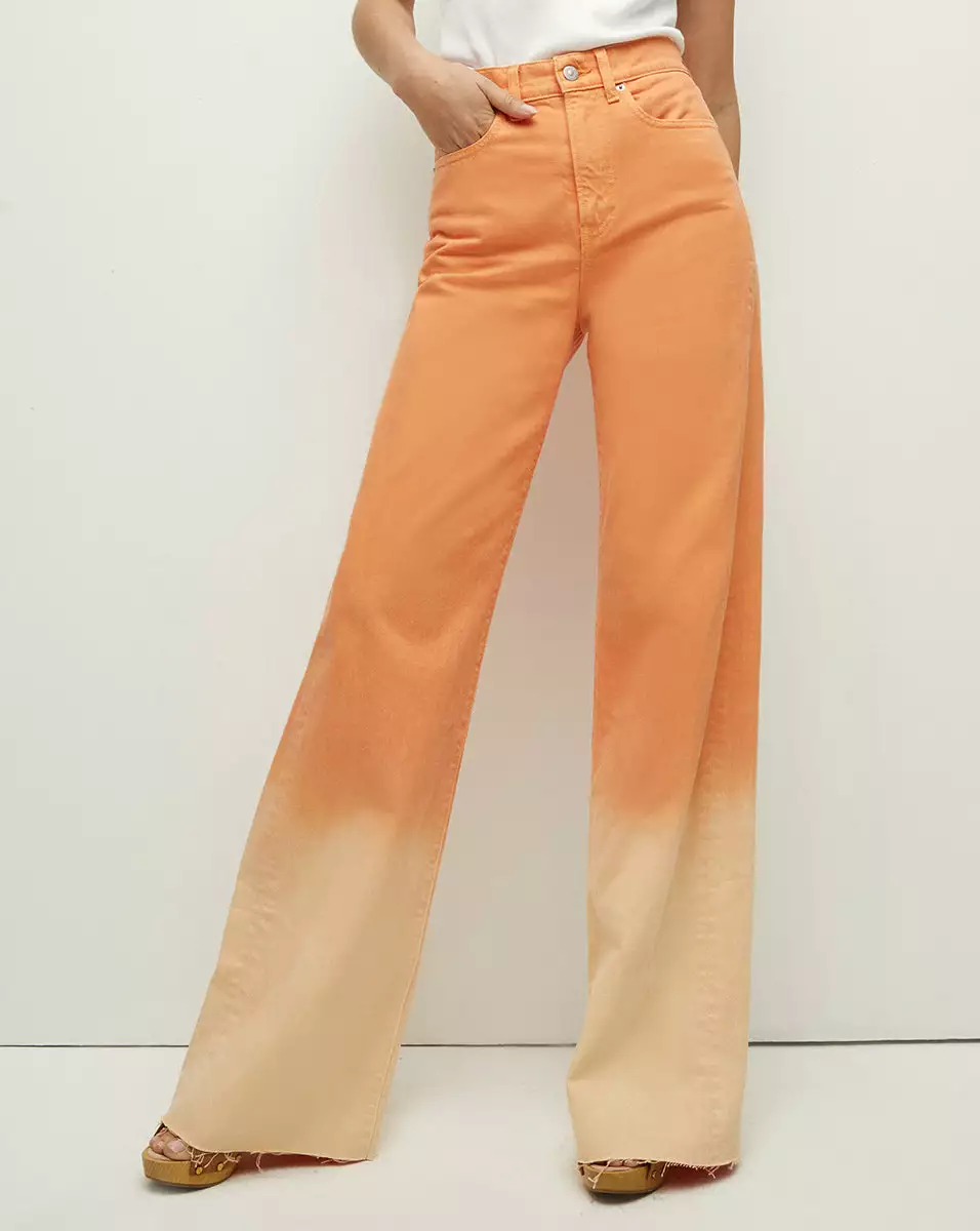 Veronica Beard Taylor Ombre Wide-Leg Jean 2 Veronica Beard Taylor Ombre Wide-Leg Jean - Image 2