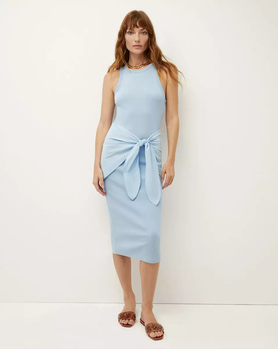 Veronica Beard Odeon Ribbed Dress 2 Veronica Beard Odeon Ribbed Dress - Image 2