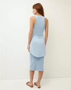 Veronica Beard Odeon Ribbed Dress 6 Veronica Beard Odeon Ribbed Dress -Veronica Beard Sales 2023 J2305JY020S0495 LAKEBLUE PRODUCT 03