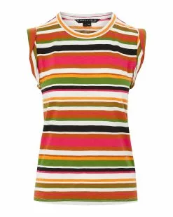 Veronica Beard Dree Striped Muscle Tee 7 Veronica Beard Dree Striped Muscle Tee -Veronica Beard Sales 2023 J2305JY0490314