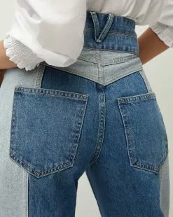 Veronica Beard Taylor Wide-Leg Jean | Two-Tone 12 Veronica Beard Taylor Wide-Leg Jean | Two-Tone -Veronica Beard Sales 2023 J23061681040NT NEPTUNE PRODUCT 03