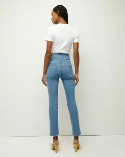 Veronica Beard Carly Kick-Flare Jean | Corset Waistband -Veronica Beard Sales 2023 J23064280276FO FLOATON PRODUCT 04