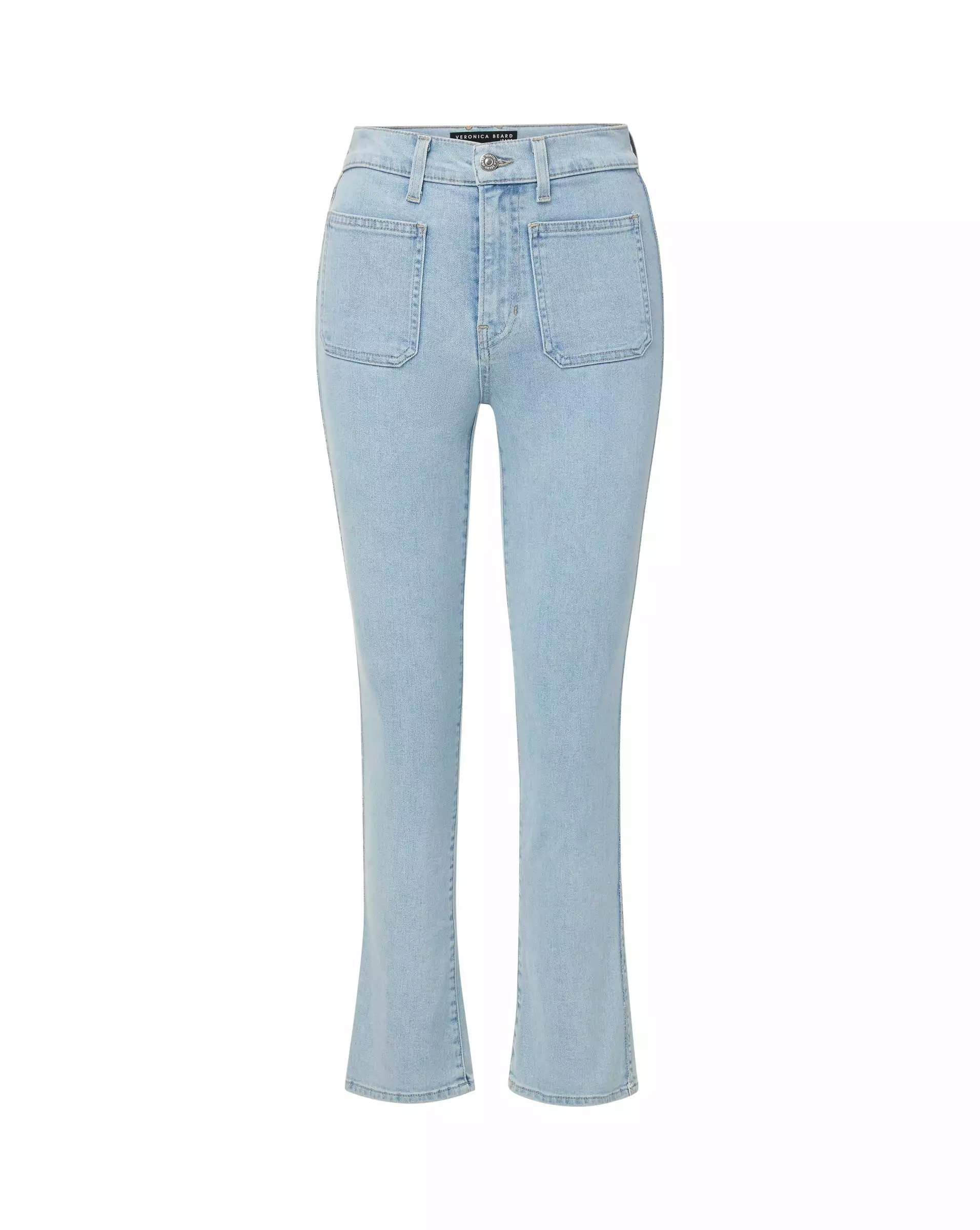 Veronica Beard Carly Kick-Flare Jean | Patch Pockets 6 Veronica Beard Carly Kick-Flare Jean | Patch Pockets - Image 6