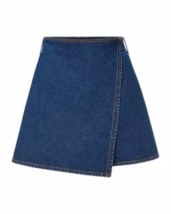 Veronica Beard Colin Denim Skort -Veronica Beard Sales 2023 J23067121226CF CORNFLOWER