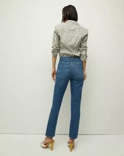 Veronica Beard Alenah Slim-Straight Jean -Veronica Beard Sales 2023 J23067161168MS MIDMORNINGSUN PRODUCT 03