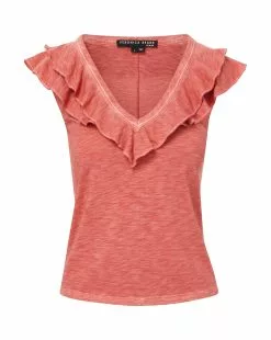 Veronica Beard Ellerie Ruffled Cotton Tee 7 Veronica Beard Ellerie Ruffled Cotton Tee -Veronica Beard Sales 2023 J2306JY007S0219 FADEDROSE 3a8fbc48 125f 45bc 9d8c 8e19e02ab4dd