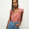 Veronica Beard Ellerie Ruffled Cotton Tee -Veronica Beard Sales 2023 J2306JY007S0219 FADEDROSE PRODUCT 02 c457ea5b d6d5 4e09 b3da 624d4e3974f4